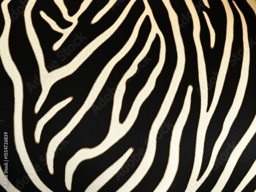 Close-up view of a zebra's skin texture.