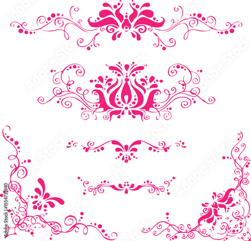 Beautiful flower art and mandala vector design