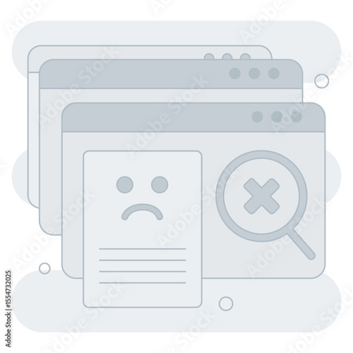 No Result Found  Empty States Illustration