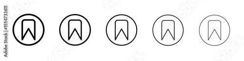 Free Download Save post icon flat simple outline logo - GFXLoad
