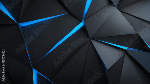 Dark Geometric Abstract Pattern Wallpaper for Gaming Setups