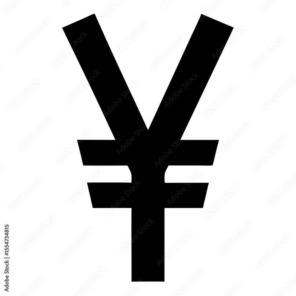 Obraz premium yen currency symbol
