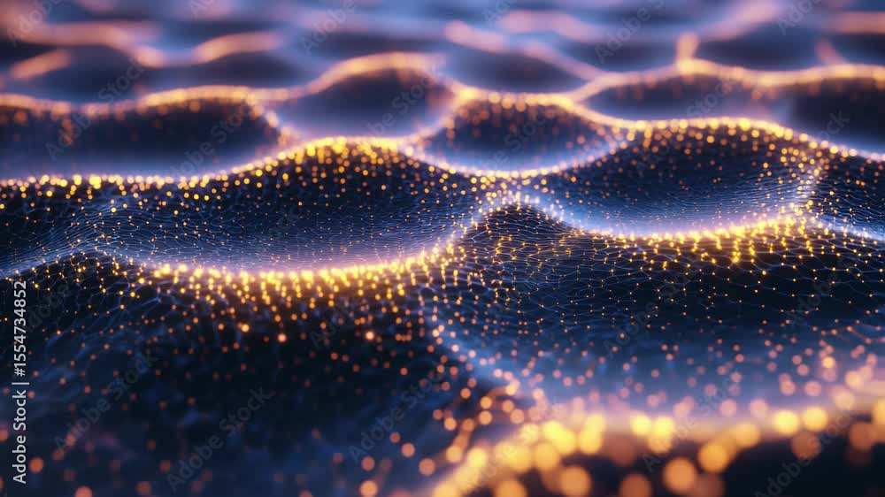Glowing hexagonal patterns weave across a dark background, creating a mesmerizing visual that illustrates depth, light, and intricate design. The animation captures energy and innovation. Glowing hexagonal patterns weave across a dark background, creating a mesmerizing visual that illustrates depth, light, and intricate design. The animation captures energy and innovation.