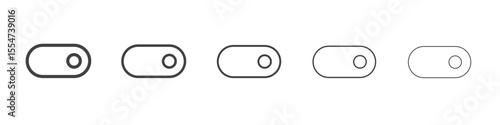 Toggle right icon flat simple outline logo