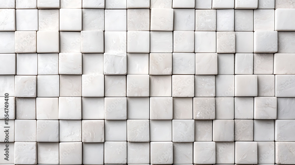 White marble textured square tiles arranged in a grid pattern, creating a clean, modern, and elegant surface. White marble textured square tiles arranged in a grid pattern, creating a clean, modern, and elegant surface.