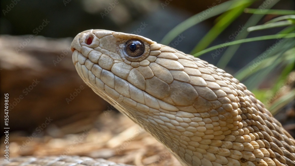 Obraz premium Snake, sharp and realistic, Photo, Natural light.
