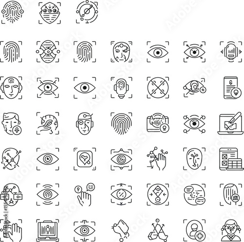 Biometric identification security verification technology