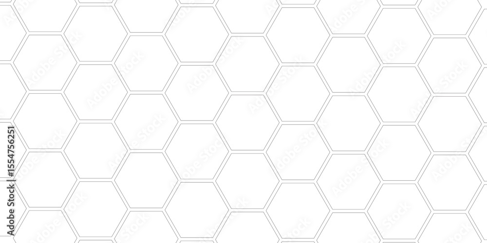 Abstract background honeycomb white and grey. Embossed Hexagon, light and shadow.Background with white lines Hexagonal structure futuristic white background. Abstract background honeycomb white and grey. Embossed Hexagon, light and shadow.Background with white lines Hexagonal structure futuristic white background.