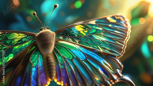 Emerald Winged Insect