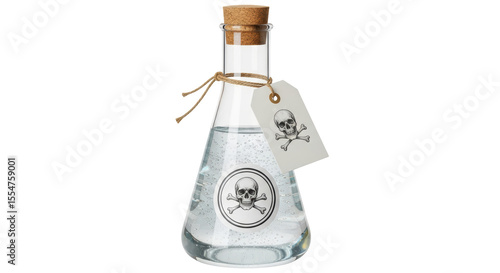 Photos Isolated Poison Bottle