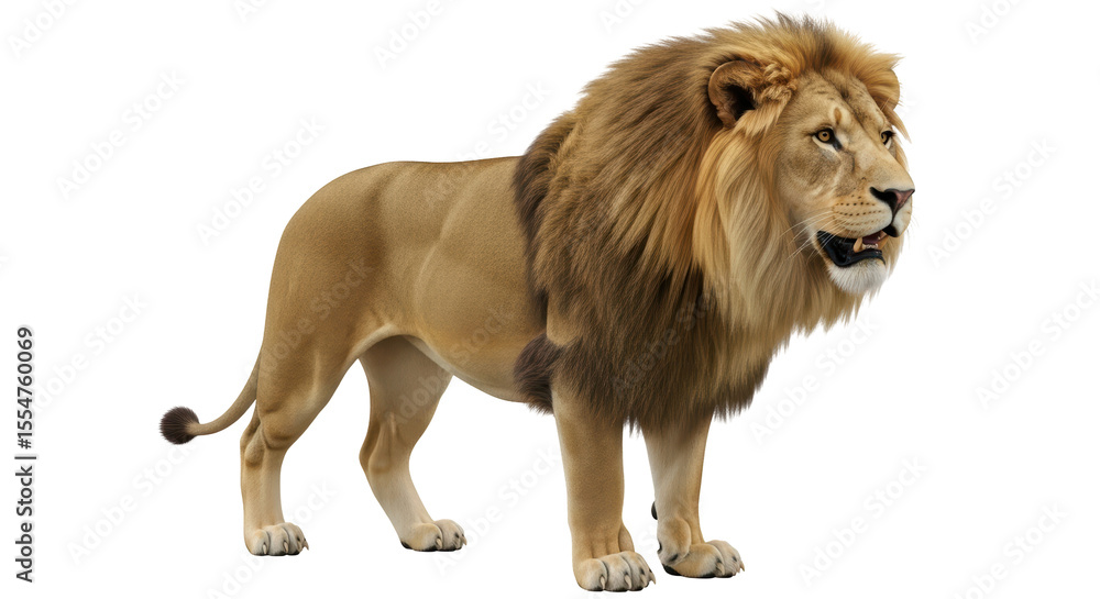 Obraz premium Isolated Lion