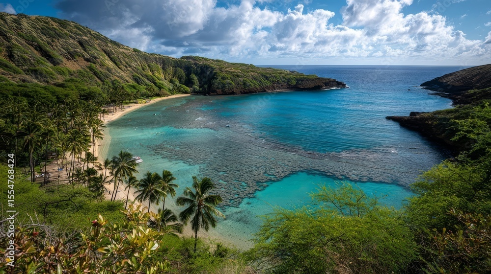 Obraz premium lake and mountains