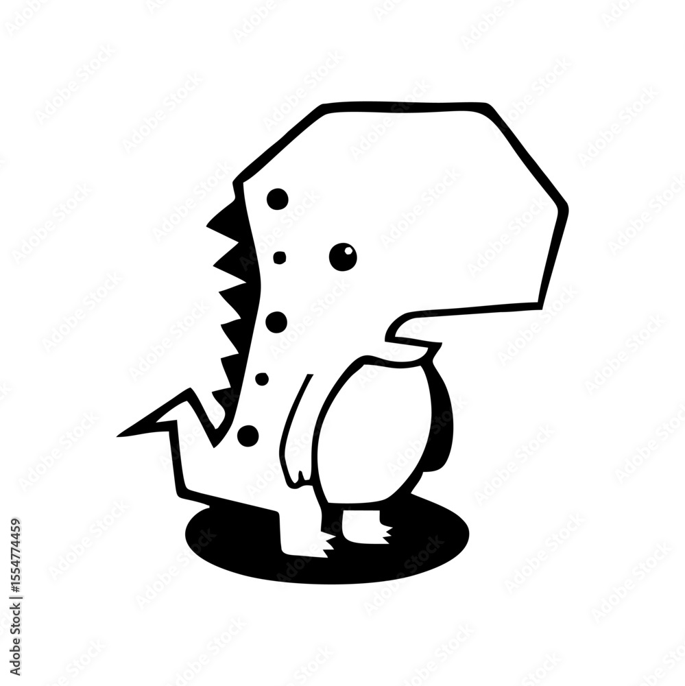 cute outline dino cute outline dino