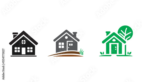 house icon set