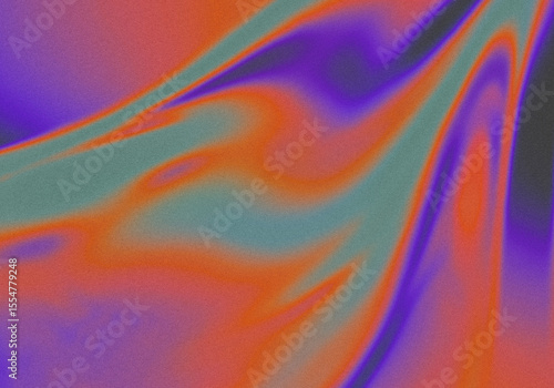 Fotografi Bright grainy gradient abstract background, color blending effect, aesthetic sof