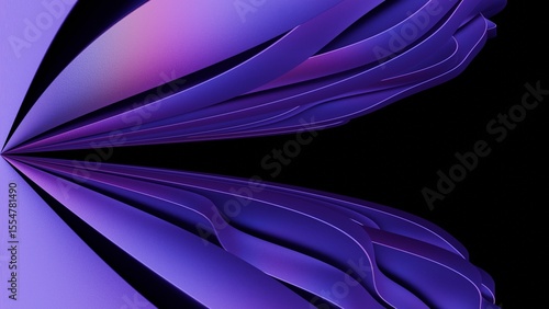 a purple flower with a black background