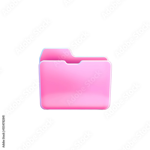 Wallpaper Mural glossy pink file icon 3d, web design, svg Torontodigital.ca