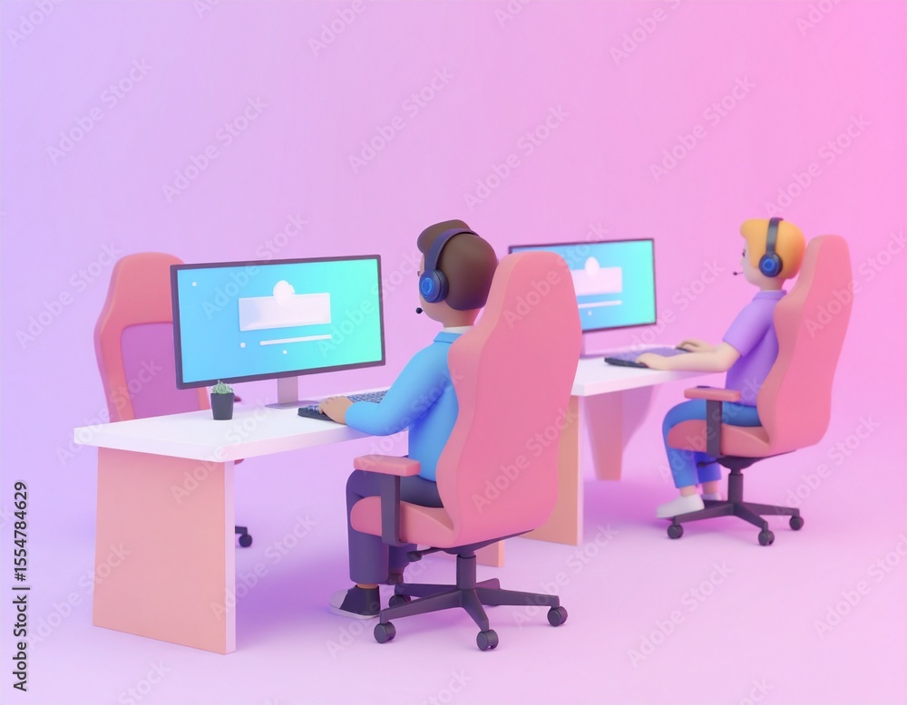 Reskill concept: Remote collaboration for reskilling, holographic team setup. Reskill concept: Remote collaboration for reskilling, holographic team setup.