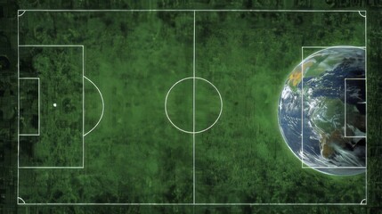 Rideaux Stade soccer field and goal  © wei