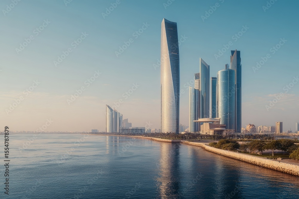 Obraz premium dubai marina skyline