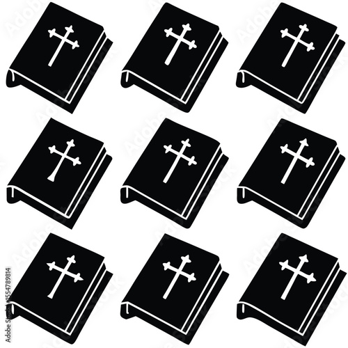 Biblical Books Cross Icons