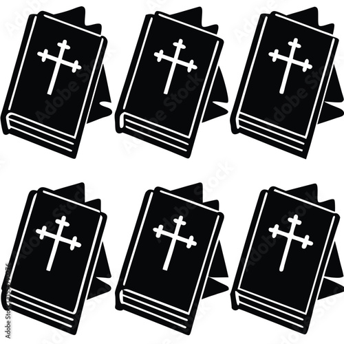 Biblical Books Cross Icons