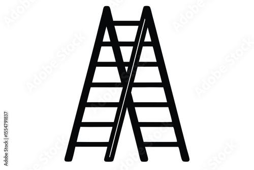 ladder-simple-icon--wood-step-ladders-.eps
