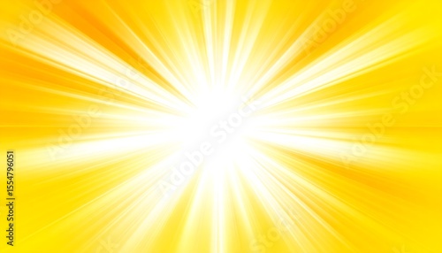 Wallpaper Mural A brilliant explosion of golden light radiates outward from a central point creating a powerful burst of energy in a vibrant and mesmerizing abstract design. Torontodigital.ca