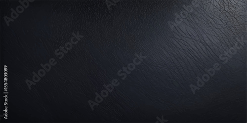 Dark, rough black leather with a textured surface creates a vintage pattern