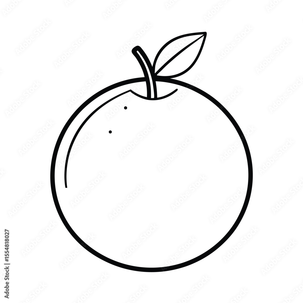 orange fruit vector illustration orange fruit vector illustration