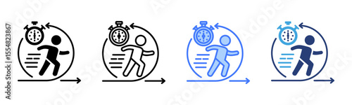 Agility icon sheet multiple style collection