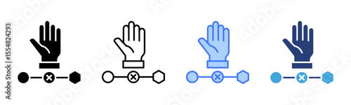Intervention icon sheet multiple style collection