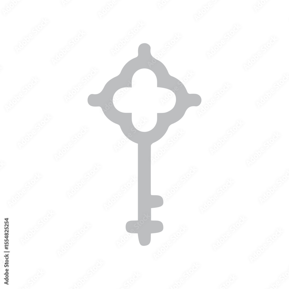 Obraz premium key Church icon