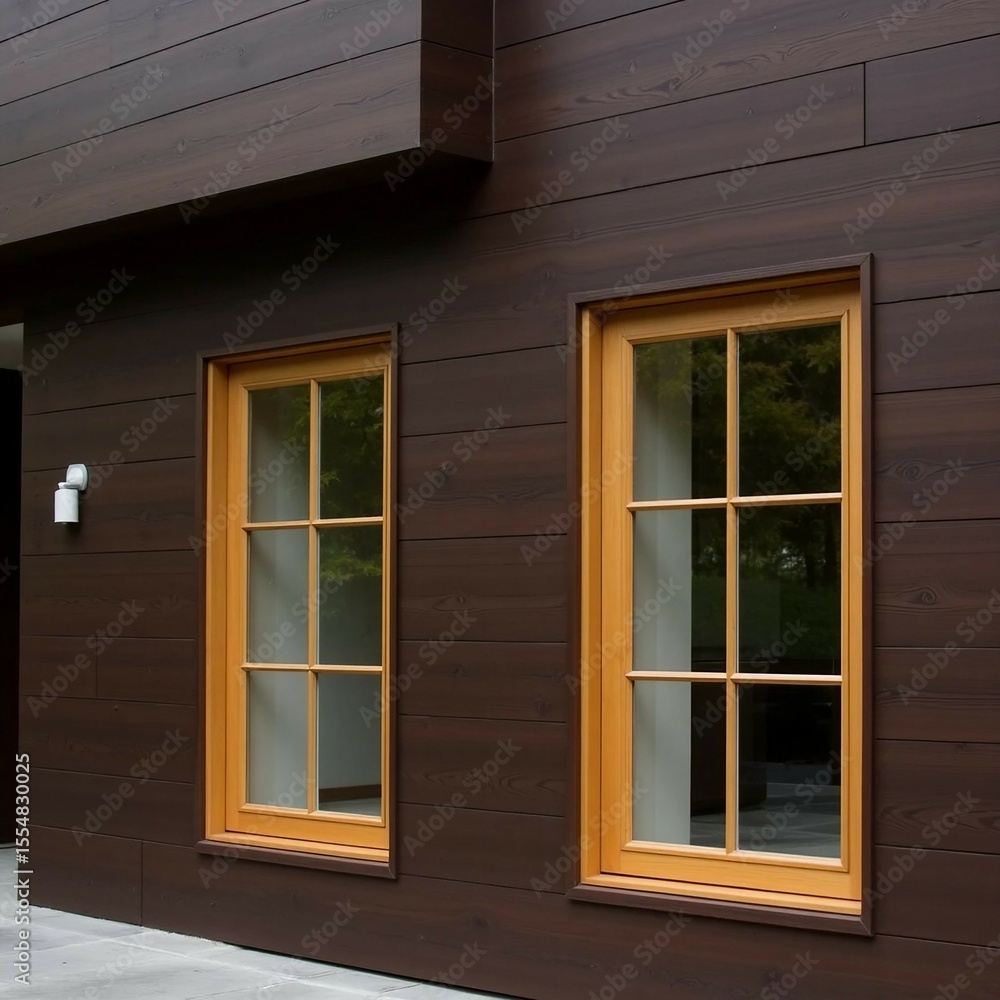 Fototapeta premium window with shutters