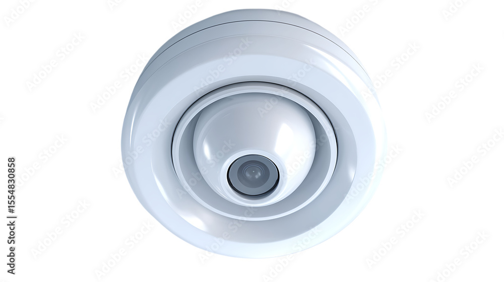 Modern external webcam isolated on transparent background circular lens mount textured surface soft reflections ultra-clean studio lighting Modern external webcam isolated on transparent background circular lens mount textured surface soft reflections ultra-clean studio lighting