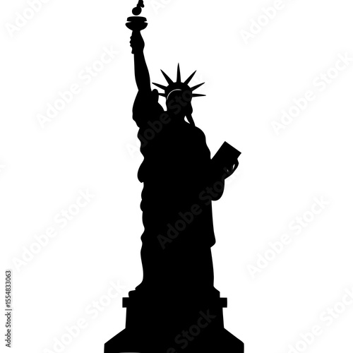 statue of liberty vector illustration