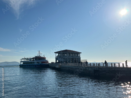 Photography ferry harbor - istanbul