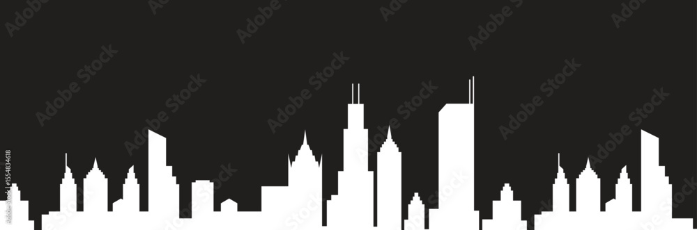 Obraz premium Building icon vector set. apartment illustration sign collection. skyscraper symbol. architecture logo.