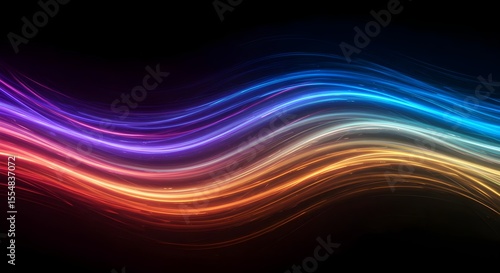 Abstract, Background, Backdrop, Abstract Colorful Light Waves