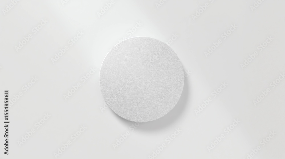 3D white isolated background texture. Art 3d rendering interior. Realistic blank round and reflection for mockup poster, banner and label on website. Abstract empty circle design 3D white isolated background texture. Art 3d rendering interior. Realistic blank round and reflection for mockup poster, banner and label on website. Abstract empty circle design