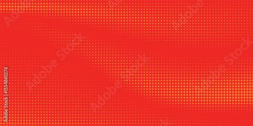 Dots halftone orange color pattern gradient texture with technology digital background. Dots pop art comics with summer background.