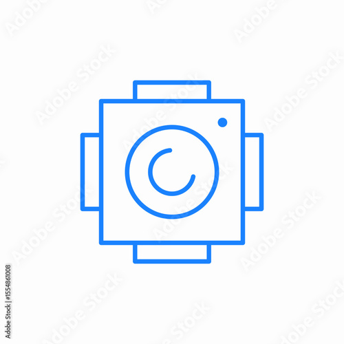 mechanical device machine icon sign vector