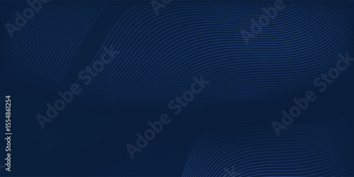 Abstract blue blend presentation background. Luxury paper cut background. Design decoration  golden pattern  halftone gradient