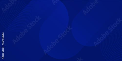 Abstract blue background. Modern simple blue geometric design. Minimal shapes nice