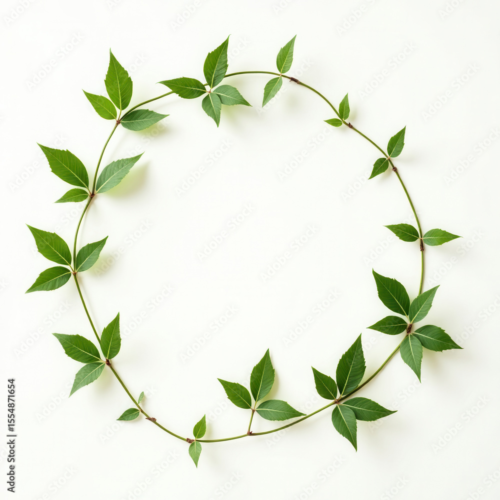 Fototapeta premium Ivy leaves spreading naturally. Green shades.