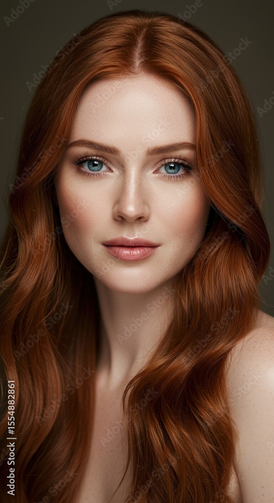 Fototapeta premium Portrait of a redhead