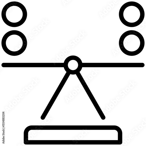 Balance icon for accounting and finance business, website, application, printing, document, poster design, etc