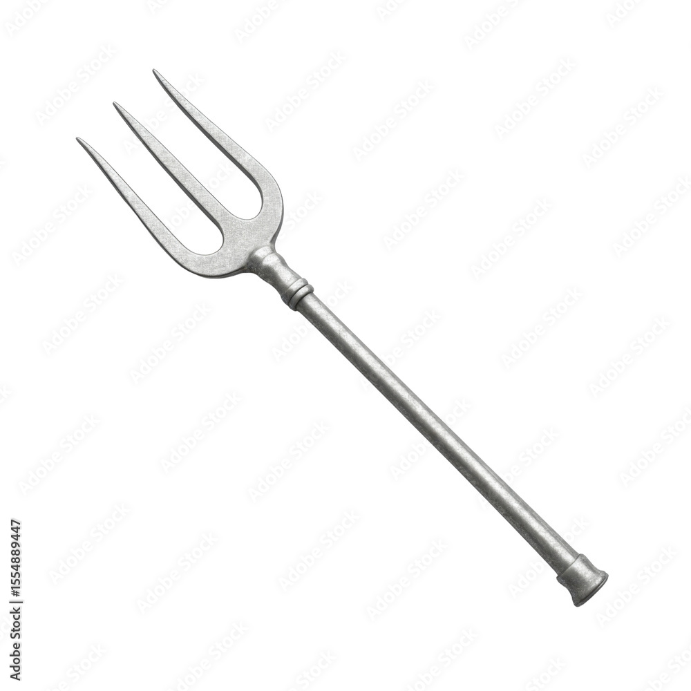 Metal Garden Fork with Three Tines Perfect for Digging, Aerating Soil, and Garden Maintenance Transparent background or png Metal Garden Fork with Three Tines Perfect for Digging, Aerating Soil, and Garden Maintenance Transparent background or png