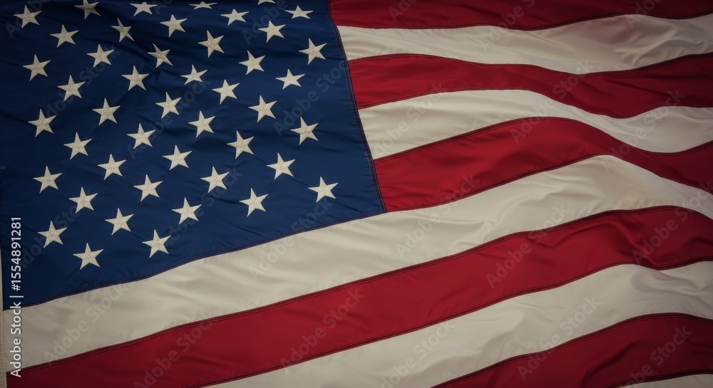 Waving Fabric Pattern with Stars and Stripes Waving Fabric Pattern with Stars and Stripes
