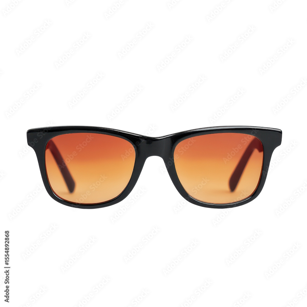 Stylish Black Sunglasses with Orange Gradient Lenses Perfect for Summer Fashion and Outdoor Activities Transparent background or png Stylish Black Sunglasses with Orange Gradient Lenses Perfect for Summer Fashion and Outdoor Activities Transparent background or png